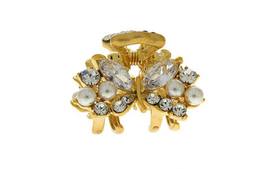 

Anuradha Art Jewellery Clutcher Hair Claw(Gold)