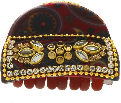 

Anuradha Art Jewellery Clutcher Hair Claw(Red)