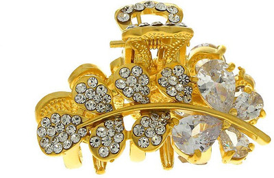 

Anuradha Art Jewellery Clutcher Hair Claw(Gold)