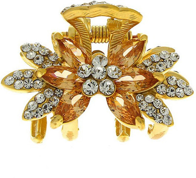 

Anuradha Art Jewellery Clutcher Hair Claw(Gold)