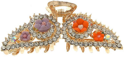 

Anuradha Art Jewellery Clutcher Hair Claw(Gold)