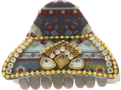 

Anuradha Art Jewellery Clutcher Hair Claw(Grey)