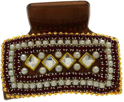 

Anuradha Art Jewellery Clutcher Hair Claw(Brown)