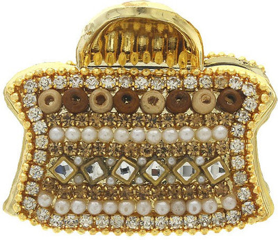 

Anuradha Art Jewellery Clutcher Hair Claw(Gold)