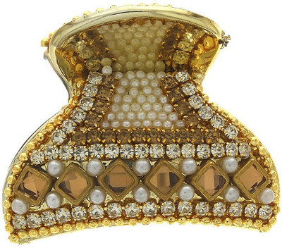 

Anuradha Art Jewellery Clutcher Hair Claw(Gold)