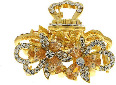

Anuradha Art Jewellery Clutcher Hair Claw(Gold)