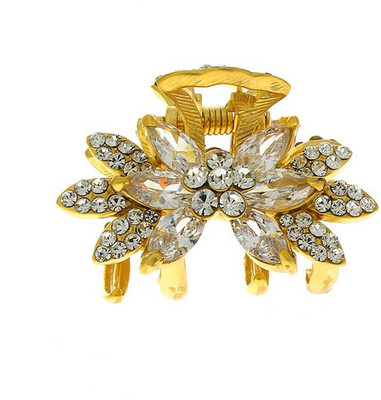 

Anuradha Art Jewellery Clutcher Hair Claw(Gold)