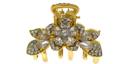 

Anuradha Art Jewellery Clutcher Hair Claw(Gold)