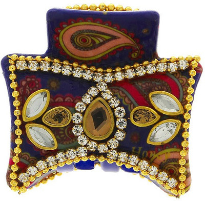 

Anuradha Art Jewellery Clutcher Hair Claw(Blue)