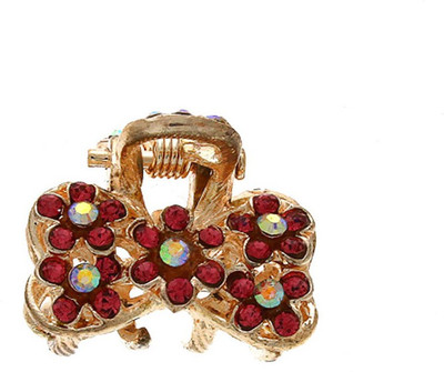 

Anuradha Art Jewellery Clutcher Hair Claw(Red, Gold)