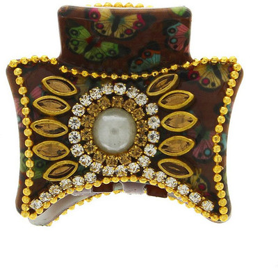 

Anuradha Art Jewellery Clutcher Hair Claw(Brown)