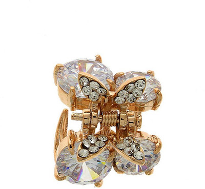 

Anuradha Art Jewellery Clutcher Hair Claw(White, Gold)