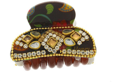 

Anuradha Art Jewellery Clutcher Hair Claw(Brown)