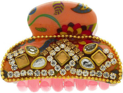 

Anuradha Art Jewellery Clutcher Hair Claw(Pink)