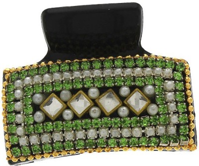 

Anuradha Art Jewellery Clutcher Hair Claw(Green)