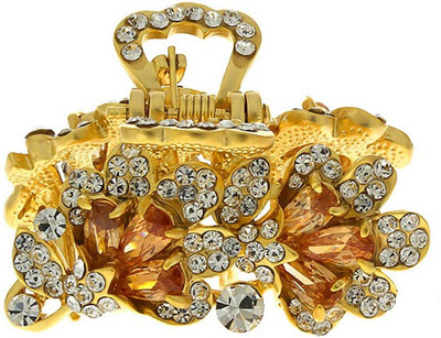 

Anuradha Art Jewellery Clutcher Hair Claw(Gold)