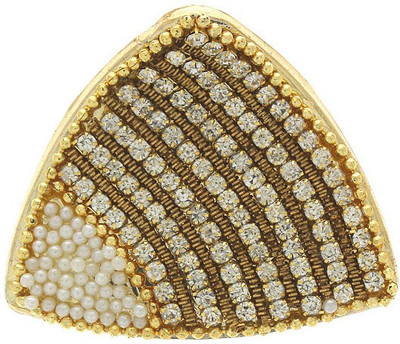 Anuradha Art Jewellery Clutcher Hair Claw(Gold)