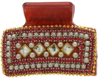 

Anuradha Art Jewellery Clutcher Hair Claw(Red)