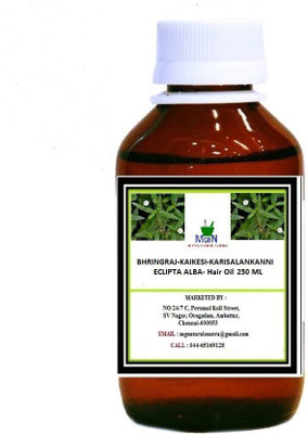 

MGBN BHRINGRAJ-KAIKESI-KARISALANKANNI-ECLIPTA ALBA-Hair Oil 250 ML Hair Oil(250 ml)