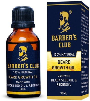 

Barber's Club Beard Growth Oil with Black Seed Oil (100% Organic & Natural) -30ml Hair Oil(30 ml)