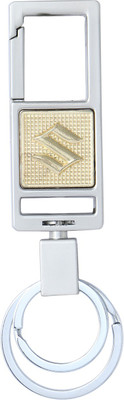 

Forty Creek Rectangular Shape With Suzuki Logo Locking Keychain (Full Metal) Key Chain