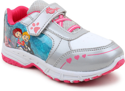 

Myau Boys & Girls Velcro Sneakers(Silver
