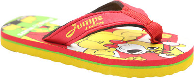 

JUMPS AND BUMPS Boys Slip On Slipper Flip Flop(Red