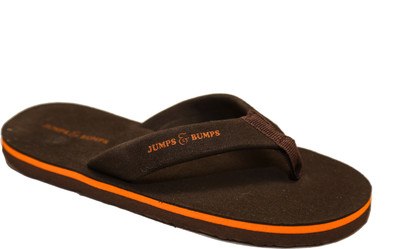 

JUMPS AND BUMPS Boys & Girls Slip On Slipper Flip Flop(Brown