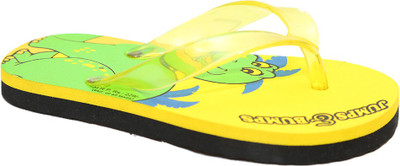 

JUMPS AND BUMPS Boys Slip On Slipper Flip Flop(Yellow