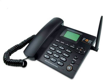 

verena Dual SIM F1+ GSM Fixed Wireless Phone Corded Landline Phone(Black)