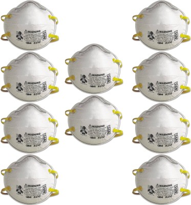 

Vezual 3M 3M 8210 (10 Mask ) N95 NOISH APPROVED SWINE FLU / ANTI POLLUTION RESPIRATOR Mask and Respirator