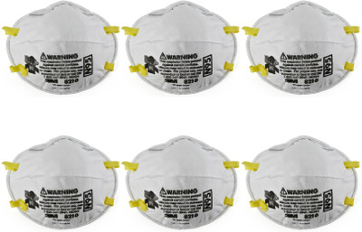 

Vezual 3M 8210 3M 8210 (Pack of 6) N95 SWINE FLU RESPIRATOR Mask and Respirator