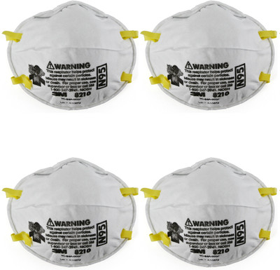 

Vezual 3M 8210 3M 8210 (Pack of 4) N95 NOISH APPROVED RESPIRATOR Mask and Respirator