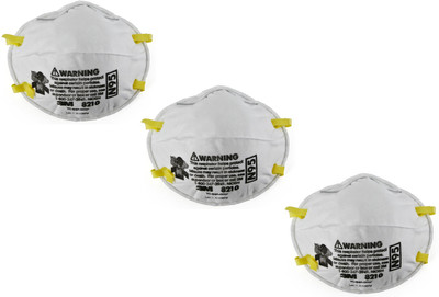 

Vezual 3M 8210 3M 8210 (3 Mask) N95 NOISH APPROVED RESPIRATOR Mask and Respirator