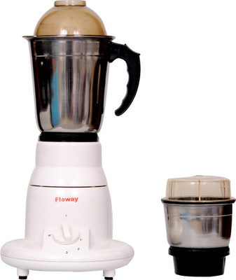 

FLOWAY VITARA 400 W Mixer Grinder(silver & white, 2 Jars)