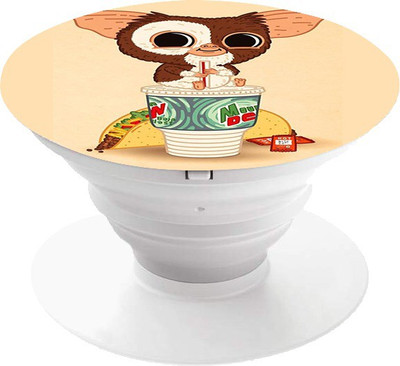 Inktree Pop Holder - Designer printed Phone Stand Holder White(D.No.1654) Mobile Holder