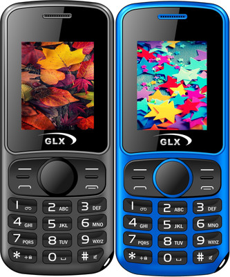 

GLX W5 Combo of Two Mobiles(Blue & Black)