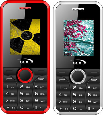 

GLX W8 Combo of Two Mobiles(Red & White)