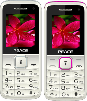 

Peace Knight Combo of Two Mobiles(White $$ Grey & White $$ Pink)