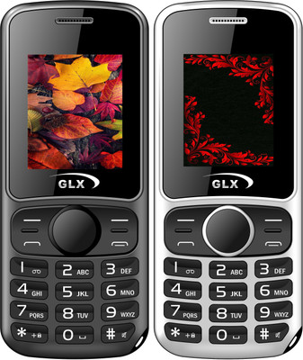 

GLX W5 Combo of Two Mobiles(White & Black)