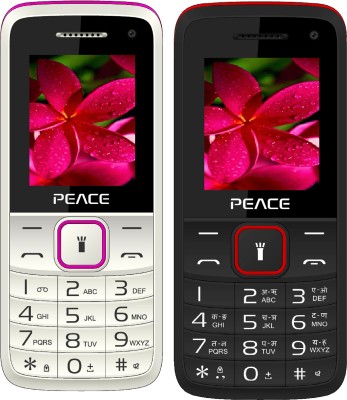 

Peace Knight Combo of Two Mobiles(White $$ Pink & Black $$ Red)