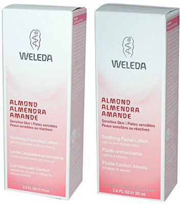 

Weleda All Natural Organic Sweet Almond Facial Cleanser Cream and Face Lotion(73.94 ml)