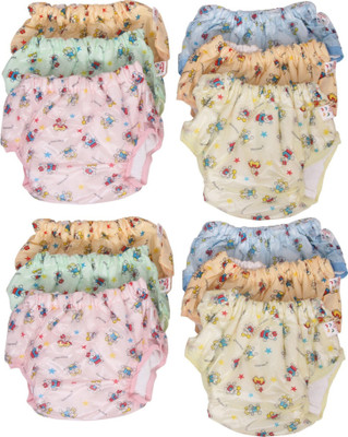 

ATXP High Quality Baby Plastic Pant Printed, Pink;peach;blue;yellow;green