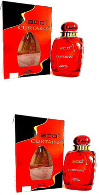 aco PERFUMES aco CURTAINS fabric perfume 60ml 2 pcs Perfume - 120 ml(For Men & Women)