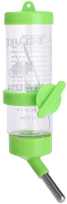 

Sage Square Leak Proof Water Feeder for Hamster / Dwarf / Gerbil / Mice / Guinea Pig / Ferret / Rabbit Round Plastic Pet Bottle(125 ml Green)