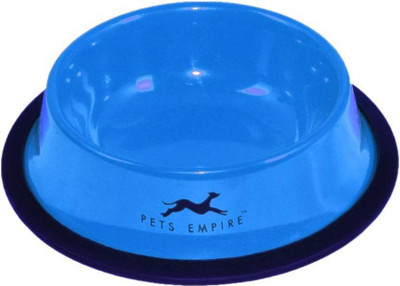 

Pet Empire Round Stainless Steel Pet Bowl Pet Empire Stainless Steel Blue Xtra Large 2800 Ml Stainless Steel Pet Bowl(2800 ml ml Blue)