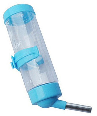 

Sage Square Leak Proof Water Feeder for Hamster / Dwarf / Gerbil / Mice / Guinea Pig / Ferret / Rabbit Round Plastic Pet Bottle(125 ml Multicolor)