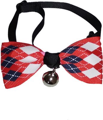 

101Lives Red Bow knot style  Dog & Cat Show Collar(, Red