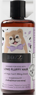 

bozzi Anti-fungal, Flea and Tick, Anti-parasitic, Anti-microbial, Allergy Relief, Anti-itching, Conditioning natural Dog Shampoo(300 ml)