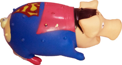 

Petshop7 PS7TOY105. Super Piggy Rubber Squeaky Toy For Dog